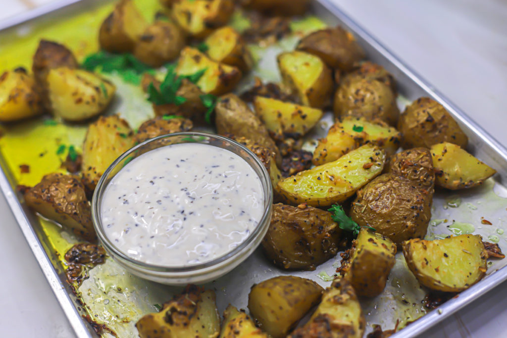 Lemon Parmesan Roasted Potatoes