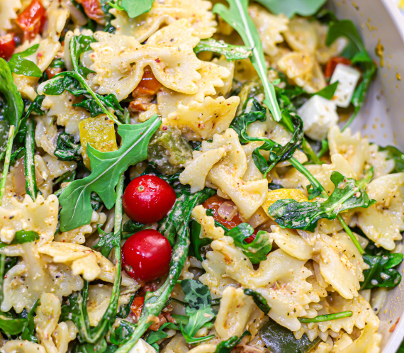 Easy Farfalle Veggie Pasta