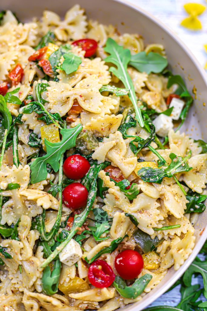 Easy Farfalle Veggie Pasta