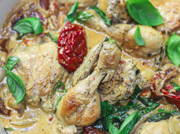 Creamy Sun Dried Tomato Chicken