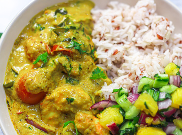 Kerala Coconut Prawn Curry