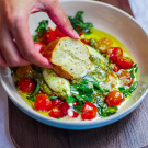 Roasted Tomatoes with Burrata